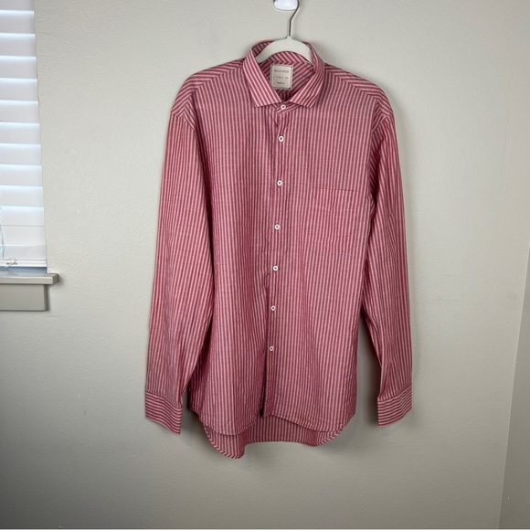 Billy Reid Standard Cut Button Front Shirt - Picture 2 of 5